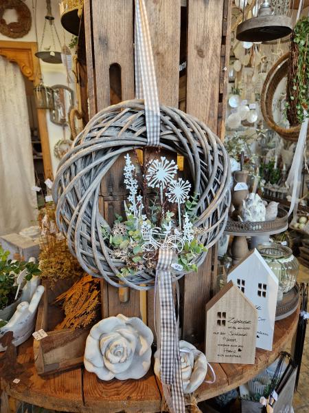 weiße Blumen 3er Set